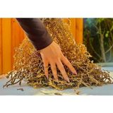 Orbak Kağıtçılık Kestane 500 gr Kırpık Kağıt, Z Zigzag, Süs Hediye Kutu Dolgu Kağıt Kırpık Kutu Içi Süsleme
