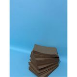 Orbak Kağıtçılık Kraft Baskısız 8 x 29 cm 50ADET 110 gr Kart Kraft Ara Karton Not Kartı Notluk Dosya (0,1392 Kg) - 50 Adet - Beyaz