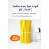Orbak Kağıtçılık Parfüm Koku Test Kağıdı 25’li Paket – Parfüm Deneme Strip Kağıdı, Sarı Koku Test Çubuğu - 25 Adet