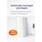 Orbak Kağıtçılık Parfüm Koku Test Kağıdı 50’lu Paket – Parfüm Deneme Strip Kağıdı, Beyaz Koku Test Çubuğu