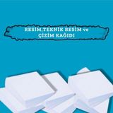 Orbak Kağıtçılık Resim, Teknik Resim ve Çizim Kağıdı 35 x 50 120 G 16 Adet - Beyaz