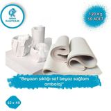 Orbak Kağıtçılık Sandviç Dürüm Hamburger Paketleme Sarma Ambalaj Kağıdı 40 x 60 50 Adet Krem 40 x 60 50'li Çeyiz&pak