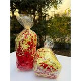 Orbak Kağıtçılık Sarı & Kırmızı Z Zigzag Kırpık Kâğıt – Hediye Kutu Içi Dolgu Süsleme ve Dolgu Malzemesi 100 gr