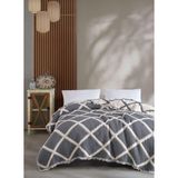 Orbit Home Terry %100 Pamuk 4 Katlı Müslin Çift Kişilik Yatak Örtüsü - Çok Amaçlı Pike & Koltuk Şalı & Bebek Oyun Matı - Antrasit - 230 x 250 cm