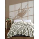 Orbit Home Terry %100 Pamuk 4 Katlı Müslin Çift Kişilik Yatak Örtüsü - Çok Amaçlı Pike & Koltuk Şalı & Bebek Oyun Matı - Mint - 230 x 250 cm
