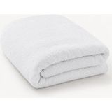 Orbit Ticaret 70X140 cm Beyaz Eponj Banyo ve Duş Havlusu 390 Gr/m² Yumuşak Bukle Dokulu Düz Desensiz Armürsüz Sade Otel Tipi Günlük Kullanım Havlusu Ev Misafir Banyo Spor Salonu Apart Pansiyon Için - Optik Beyaz - 70 x 140 cm