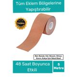 Orbitmoon Özel Etkili Büyük Boy Kas Eklem Bel Bacak Kol Boyun Sırt Omuz Karın Kalça Ağrı IsıI Bandı 5cm x 5m