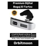 Orbitmoon Özel Seri Dijital Lcd Ekran Bavul Ağırlık Çok Amaçlı Taşınabilir Bagaj El Tartısı Max 50 Kg