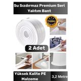 Orbitmoon Özel Seri Premium Su Geçirmez Sızdırmaz Lavabo Küvet Yağ Nem Küf Önleyici 3.2m 2 Adet Izolasyon Bant