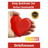Orbitmoon Özel Üretim Yeni Seri Kalp Şeklinde Jel Isıtıcı Pratik El Isıtıcısı Isınmatik Cep Sobası 2'li Set