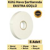 Orbitmoon Premium Güç Kolay Uygulanır Uzun Ömürlü Kuvvetli Yapışkan İz Bırakmaz 5 Adet Çift Taraflı Köpük Bant