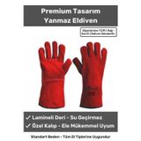 Orbitmoon Premium Seri Isıya Dayanıklı Kaynak Yangın Su Geçirmez Çok Amaçlı Yanmaz Deri Eldiven