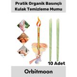 Orbitmoon Premium Seri Kulak İçi Kir Temizleme Hava Basınçlı Doğal Aromaterapi Mumu 10 Adet