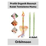 Orbitmoon Premium Seri Kulak İçi Kir Temizleme Hava Basınçlı Doğal Aromaterapi Mumu 4 Adet