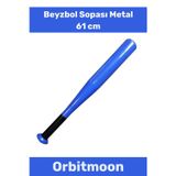 Orbitmoon Premium Seri Özel Üretim Metal Kırılmaz Kolay Kavrama Kaliteli Beyzbol Sopası 61 Cm