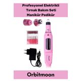 Orbitmoon Profesyonel Seri 9v Elektrikli 6 Başlıklı Bakım Törpü Tırnak Ayak Nasır Mantar Manikür Pedikür Seti