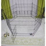 Orbo Bilgin Panel Çit 64x56 cm 6 Parça Kedi ve Köpekler İçin Dayanıklı Metal Yapı