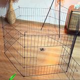 Orbo-Hexagon Siyah Renkli Köpek Çiti 61 x 61 cm 6 Parça Panel Oyun Eğitim Alanı
