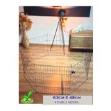 ORBO Köpek Çiti Oyun Eğitim Alanı 60cmx48cm- 8 Parça Panel Çit- Siyah Renk Okkcs-02