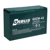 Orbus 12 Volt 42 Amper 270x77x170 mm 10,3 kg Elektrikli Bisiklet Aküsü