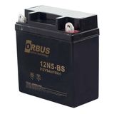 Orbus 12N5-BS 12 V 5 Amper Asit İçinde Karbon Motosiklet Aküsü