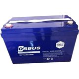Orbus 12V 100 Amper Nano Karbon Jel Akü Derin Döngü Yüksek Performanslı 31 KG