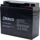 ORBUS 12V 18 Ah Kuru Tip Akü | UPS ve Alarm Sistemleri İçin Güvenilir Enerji Kaynağı