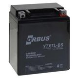 Orbus 12V 7Ah Yüksek Akü-Ytx7L Ebatlar:113 X 70 X 132Mm Motosiklet Aküsü