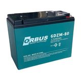Orbus 12V 80 Ah Elektrikli Bisiklet Aküsü Deep Cycle (Uzun Ömürlü) (220*120*175) (13.5 Kg)