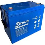 Orbus 12V 80 Ah Engelli Araç Aküsü Jel (260 x 170 x 205) (24 Kg) Tse'li