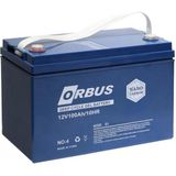 Orbus 12V Derin Döngü Karbon Jel Akü 100 Ah Uzun Ömürlü Enerji Depolama Çözümü