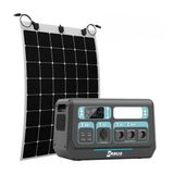 Orbus 2200W Taşınabilir Güç Kaynağı + 110W Esnek Güneş Paneli