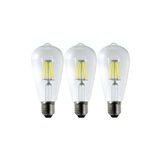 Orbus 6W Stc6 Dekoratif E27 Duy Rustik Led Ampul 3'Lu Paket