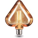 Orbus Amber Renkli Kalp Filament LED Ampul E27 10W 2200K 360LM Sıcak Işık 10W 2200K - Beyaz
