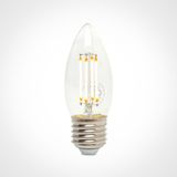 Orbus C37 4W Filament Bulb Clear E27 400LM RA80 220 - 240V/50Hz Ampul - 2700K Sarı Işık - 1 - 10 W