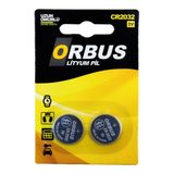 ORBUS CR2032 Lityum Pil – 3V Düğme Pil | Uzun Ömürlü ve Ekonomik