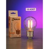 Orbus GC45 4W LED Ampul E27 Sarı Işık 2700K 400LM Filament Clear - 10LU