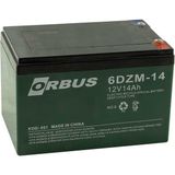 Orbus Kıjo 12 Volt 14 Amper Elektrikli Bisiklet Aküsü (150X97x95 Mm)