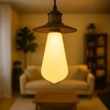 Orbus Milky ST6W LED Filament Ampul – Beyaz Cam, Sarı Işık, 6W 540 Lümen E27 Duy - TEKLİ