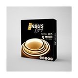 ORBUS Neon Şerit LED 3 mt Pembe Renkli Gün Işığı 220 Volt Fiş ile Enerji Tasarruflu Aydınlatma