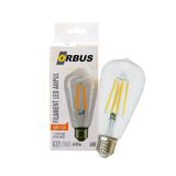 Orbus Orb-STC6W Clear E27 600 Lm Ampul