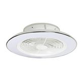 Orbus (ORB-VL2) Uzaktan kumandalı ledli tavan vantilatörü 35w dc motor 70w led sarı 3000k-6500k beyaz ŞEFFAF PERVANE, BEYAZ METAL KASA, BEYAZ PLASTİK FAN KAPAĞI