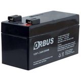 Orbus ORB12-1.3 12 Volt 1.3 Amper 96x42x52 MM Kuru Akü