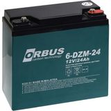 Orbus ORB12-24 ,12V/24AH (180X77X170 Mm) Kuru Akü