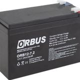 Orbus Orb12-7.2 12 Volt 7.2 Amper Akü Yeni Tarihli Taze Akü 150X65x90 Mm