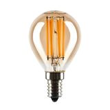 Orbus PA45 4W E14 Amber LED Filament Ampul | 2700K Sıcak Işık 300 lm