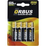 Orbus Premium Alkalin Aa 4x Kalem Pil 4 Adet