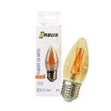 Orbus Rustik 4 Watt E27 Mum Ampul Dekoratif Led Amber 4 Adet