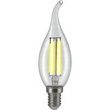 Orbus Rustik Kıvrık Tc3 4W E14 LED Filament Ampul | 2700K Sıcak Işık - TEKLİ