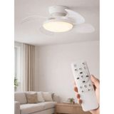 Orbus Uzaktan Kumandalı Led'li Tavan Vantilatörü Vl6 - Motor Dc 25W LED 45W 3000K-6500K - Beyaz